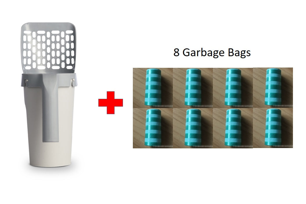2-in-1 Scooper Bin