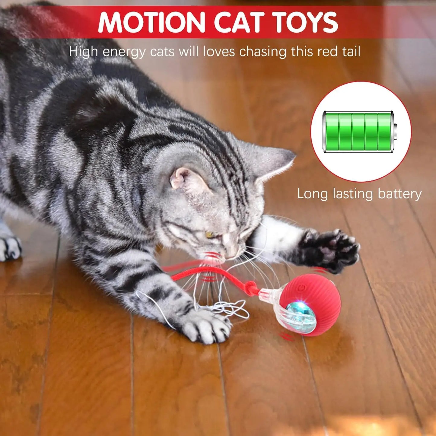 SpinNPlay Self-Rolling Pet Toy