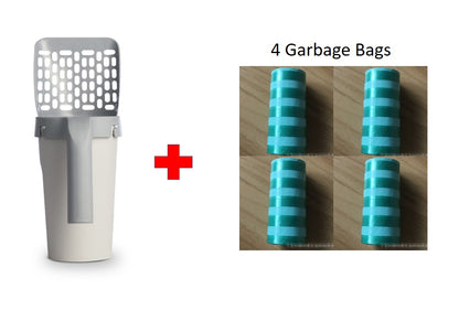 2-in-1 Scooper Bin
